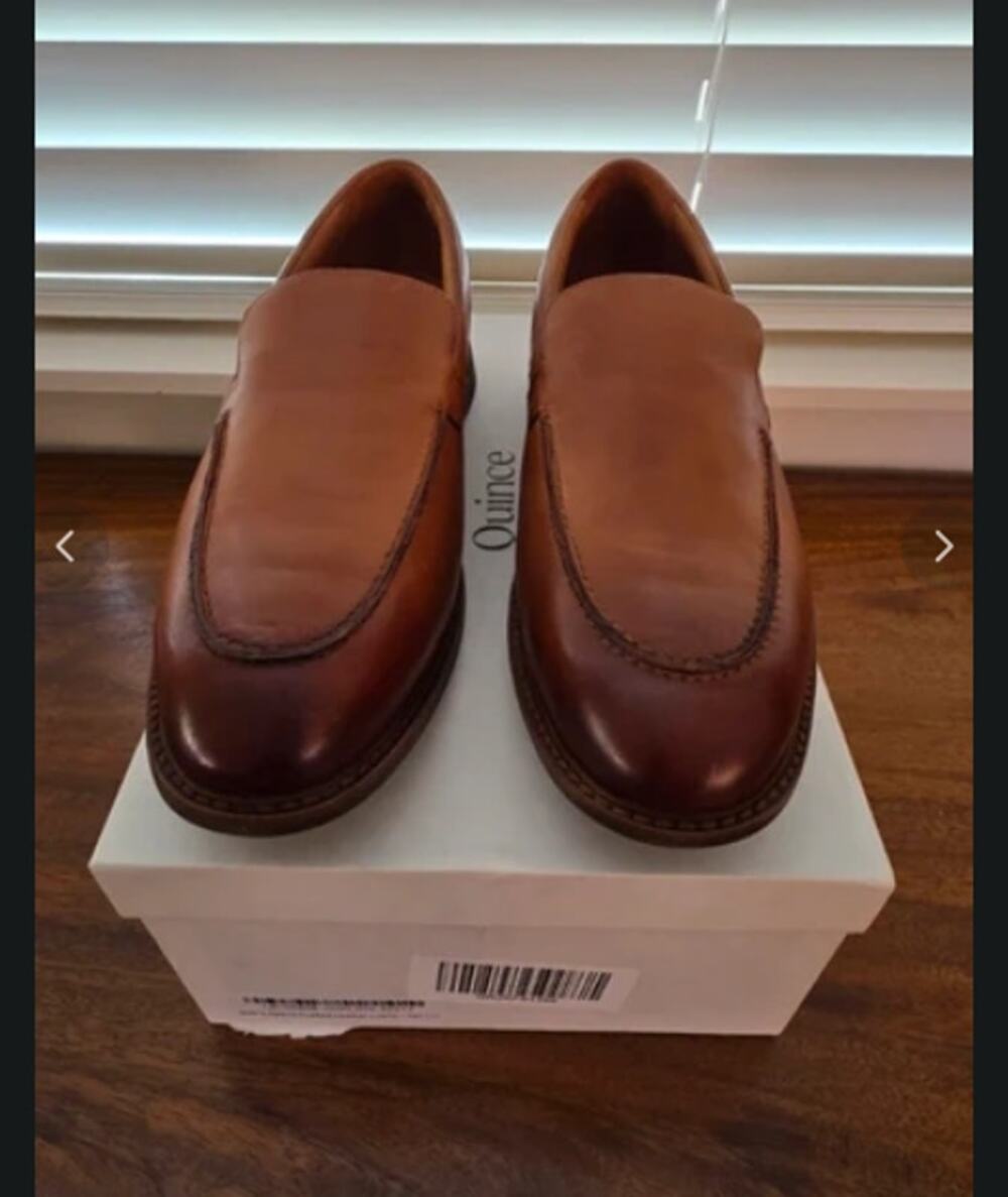 Quince Men's Hybrid Crafted Leather Loafer Tan Size 11 NIB